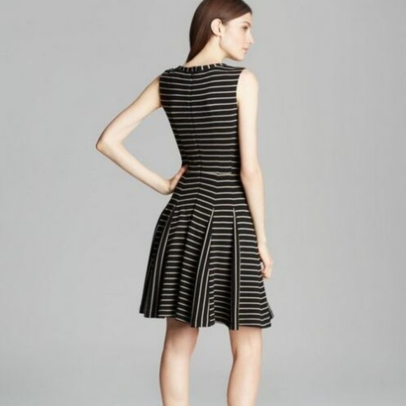 NANETTE LEPORE Fair Game Stripe Pleated dress - Picture 2 of 4